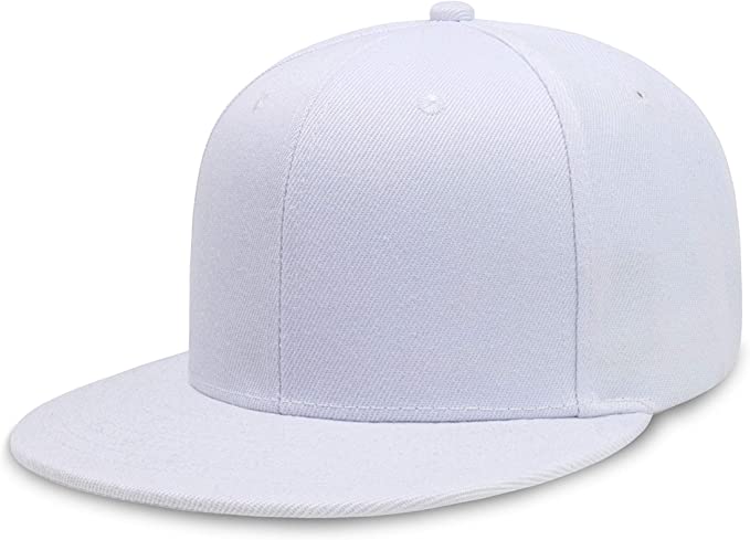 Flat Bill Snapback Cap