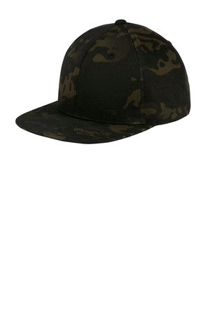 Flat Bill Snapback Cap